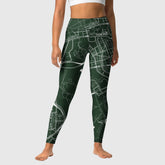 Tokyo Map Yoga Leggings