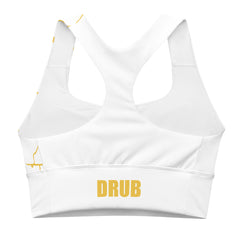 Los Angeles Map Gold Sports Bra