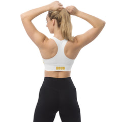 Los Angeles Map Gold Sports Bra