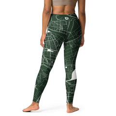 Tokyo Map Yoga Leggings