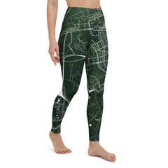 Tokyo Map Yoga Leggings